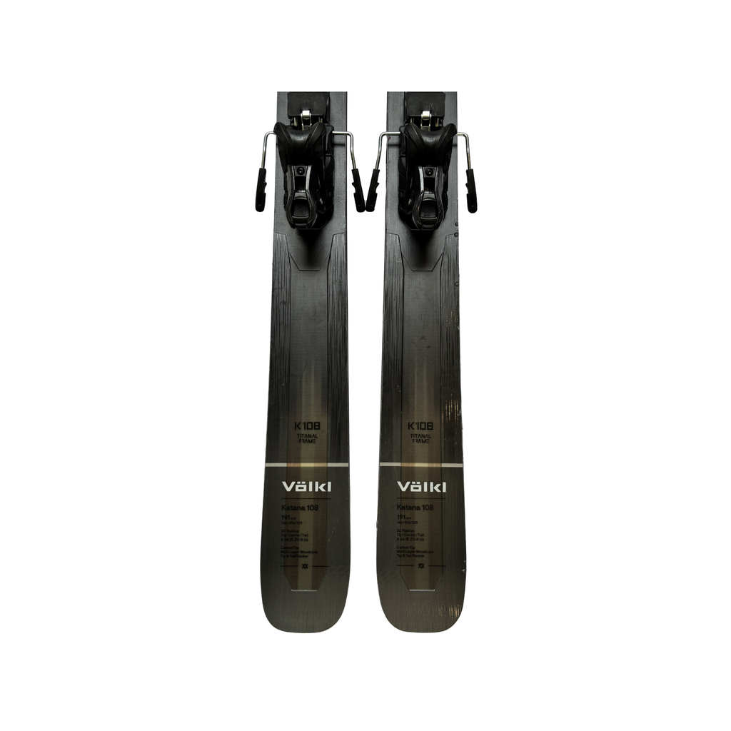 Volkl Katana 108 + Salomon Warden Bindings